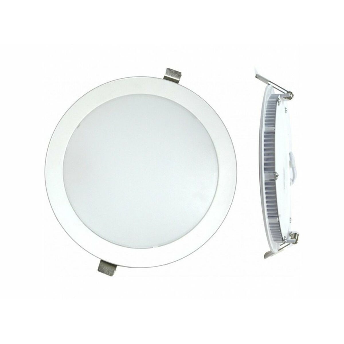 Loftslampe Silver Electronics Gort  W  K Hvid   W   K