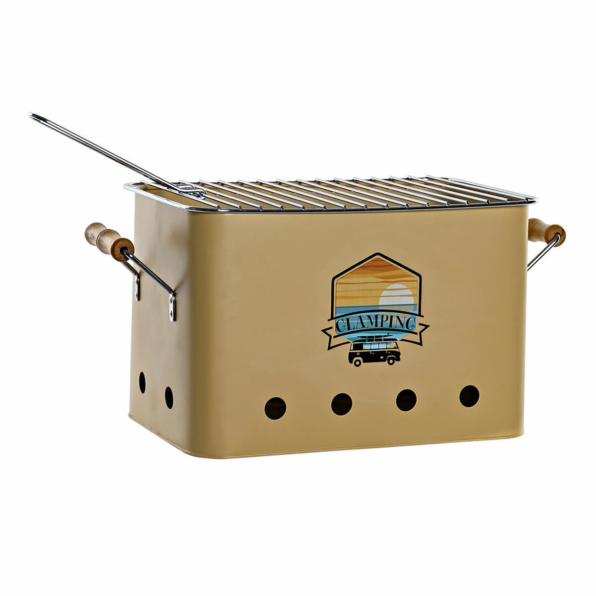 Havegrill Transportabel Dkd Home Decor Glamping Metal   X   X   Cm