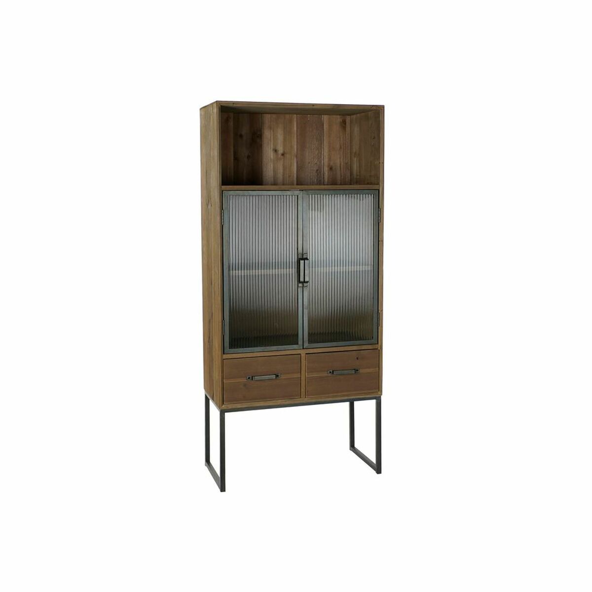 Skab Dkd Home Decor Sort Træ Metal Krystal   X   X   Cm