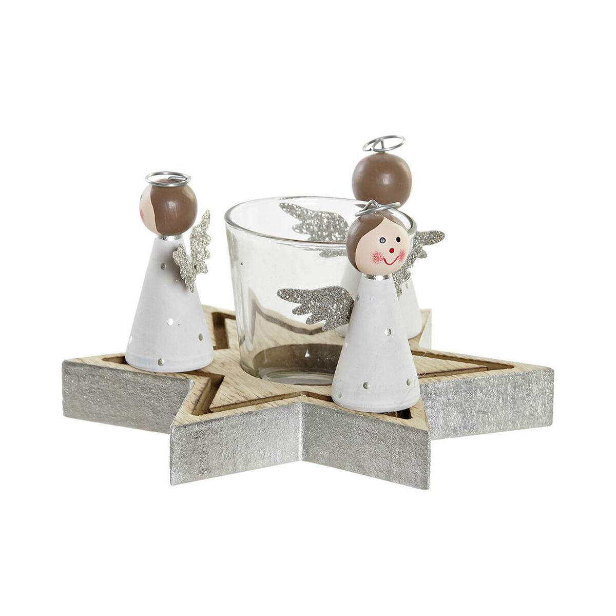 Julelys Holder Dkd Home Decor Krystal Træ   X   X   Cm
