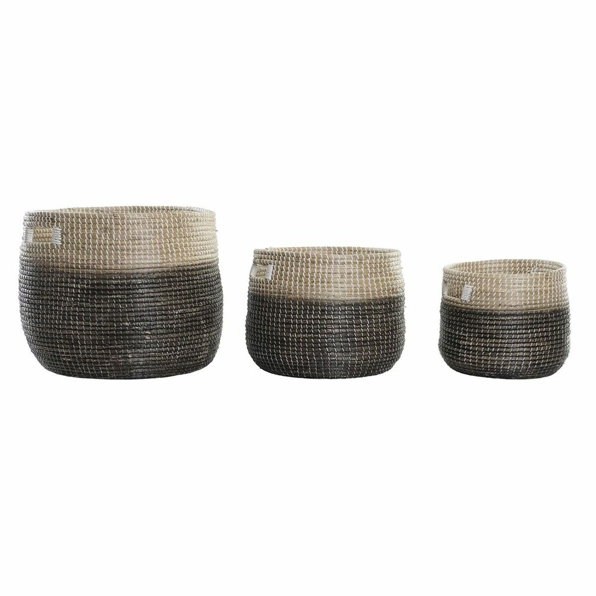 Kurvesæt Dkd Home Decor Grå Natur Havgræs   Dele