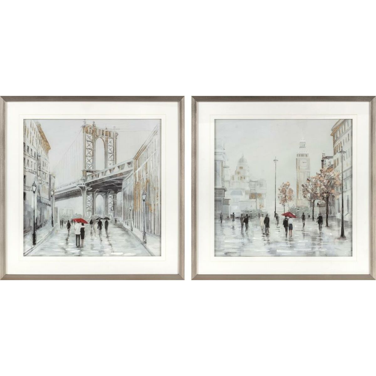 Lærred Dkd Home Decor Polystyren Lærred   X   X   Cm   X   X   Cm