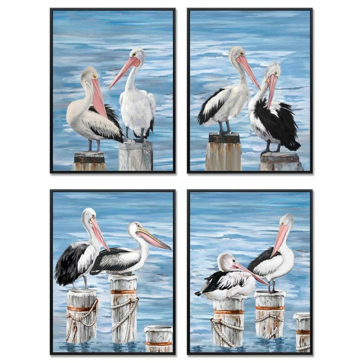 Lærred Dkd Home Decor Polystyren Lærred   X   X   Cm