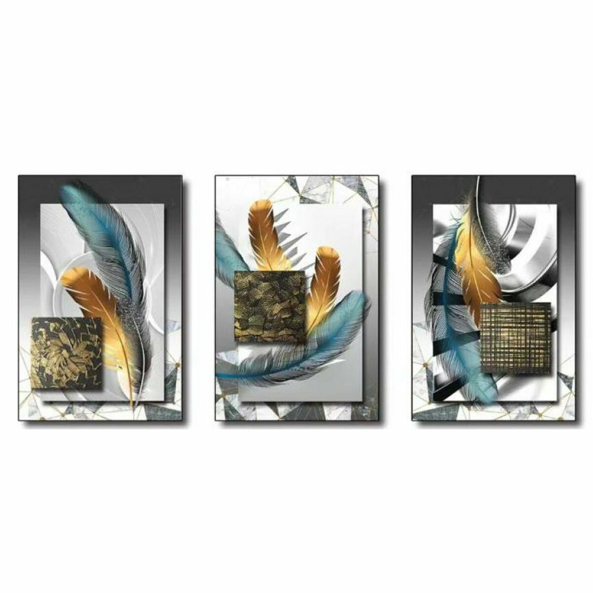 Lærred Dkd Home Decor Polystyren Lærred   X   X   Cm