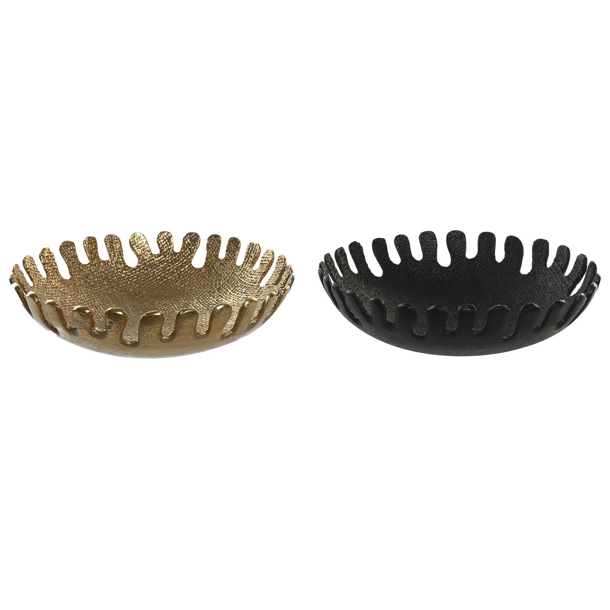 Borddekoration Dkd Home Decor Sort Gylden Aluminium   X   X   Cm   Enheder