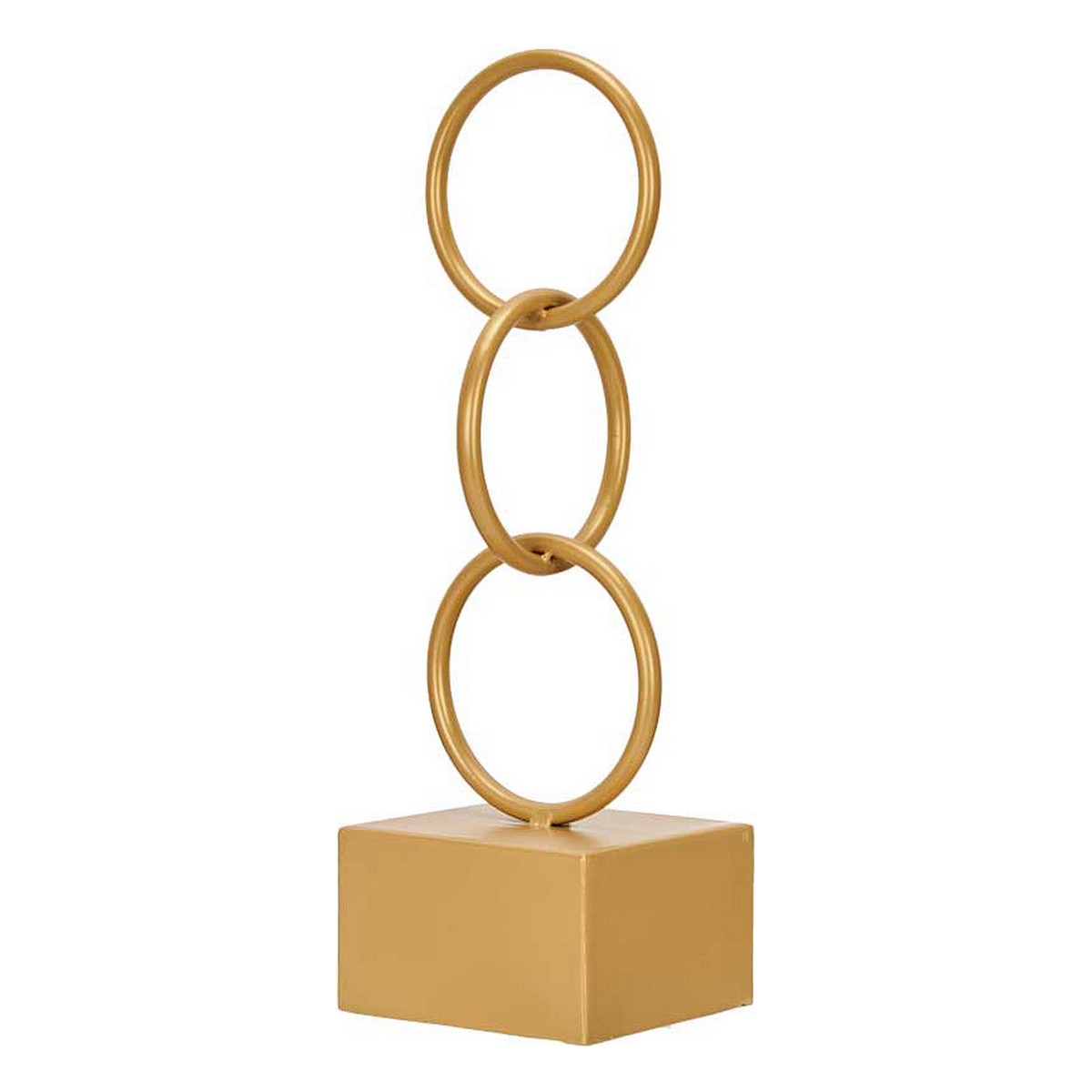 Dekorativ Figur Gift Decor Gylden Ringe   X   X   Cm
