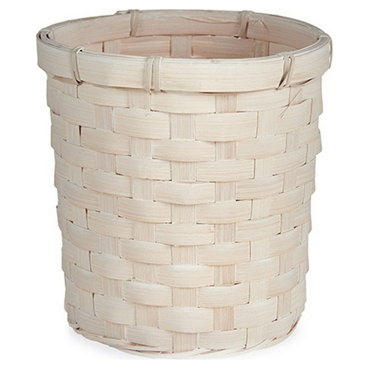 Urtepotte Gift Decor Hvid Pvc Bambus   X   X   Cm Cirkulær