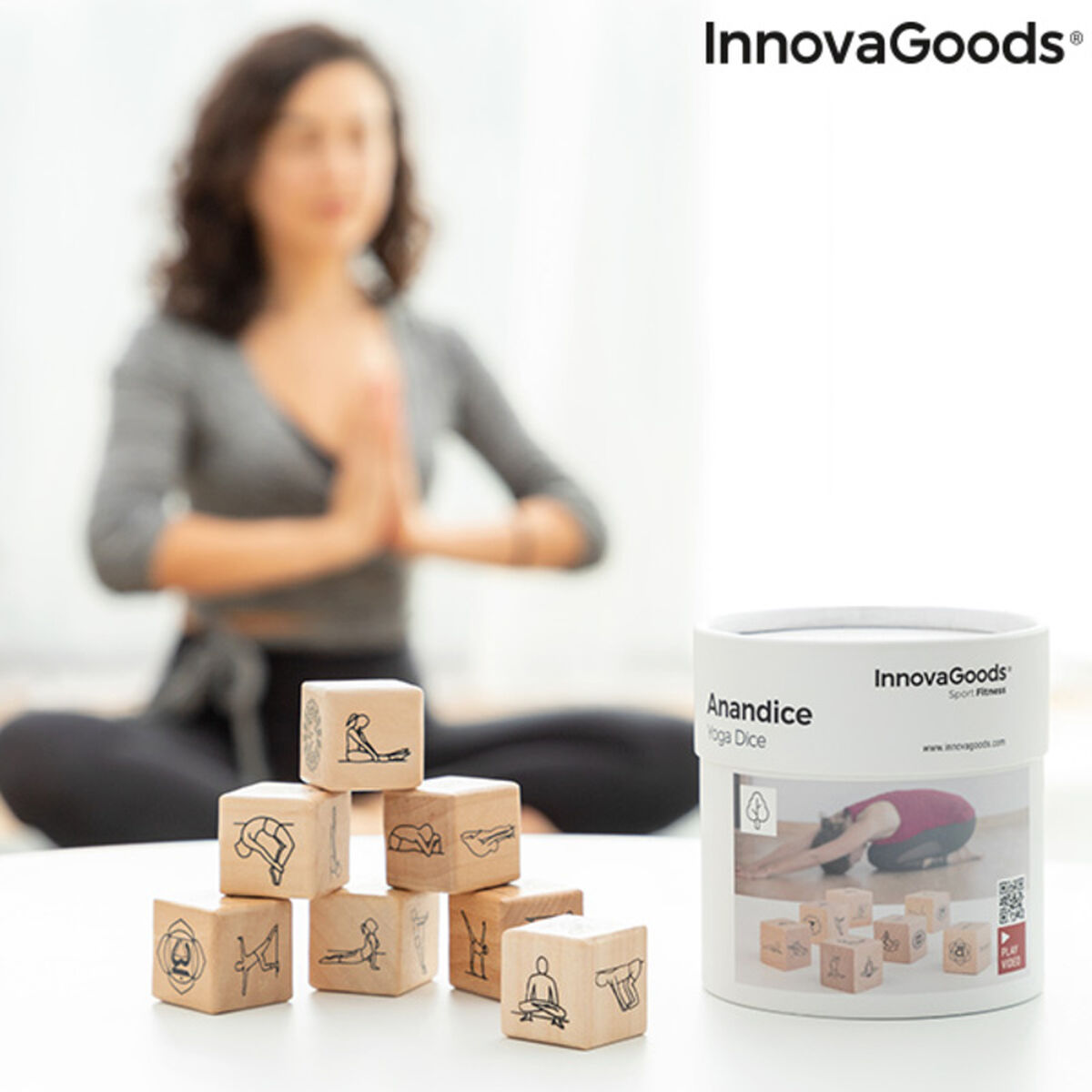 Yoga Terningespil Anandice Innovagoods V  Træ  Refurbished A