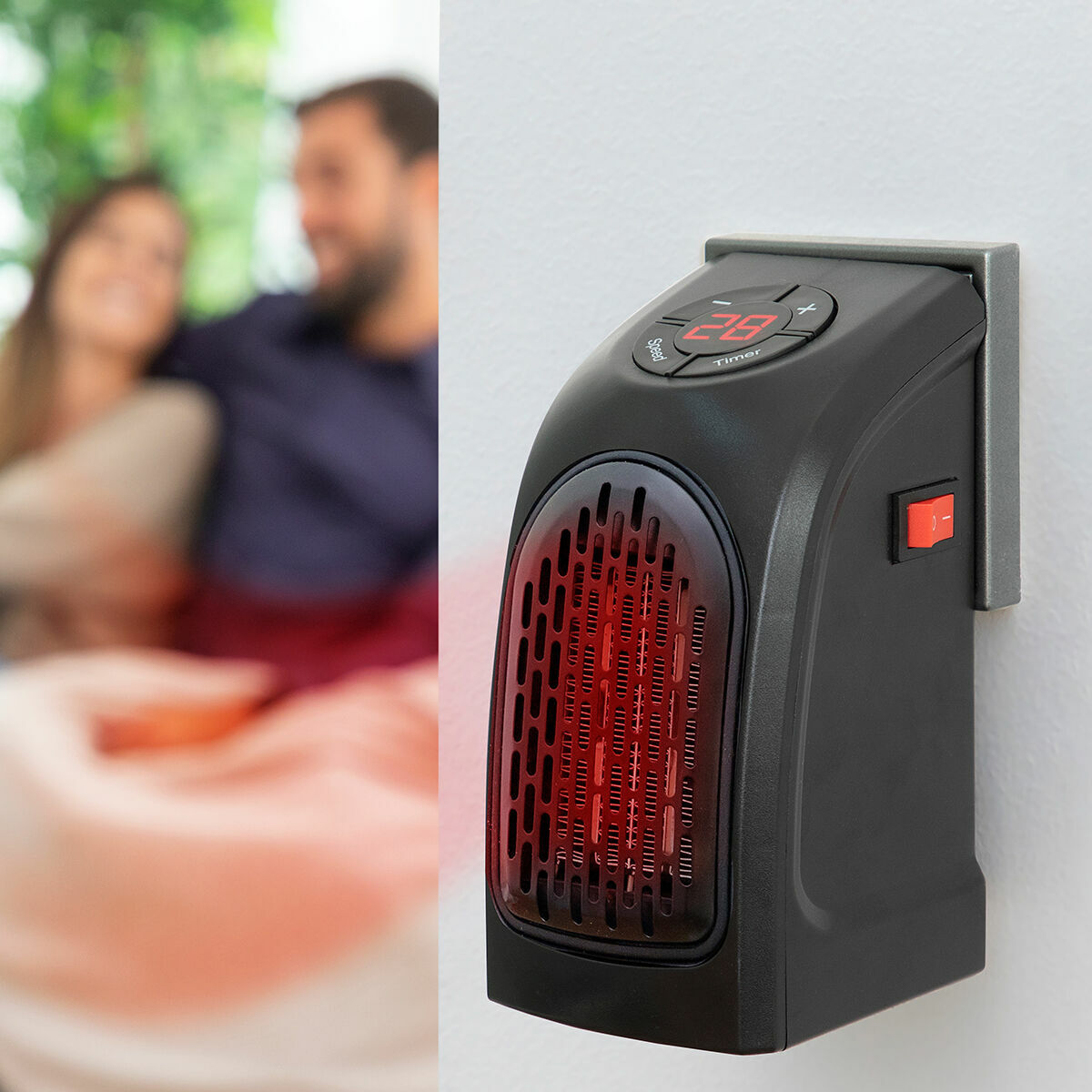 Bærbar Minivarmer Til Stikkontakt Heatpod Innovagoods   W