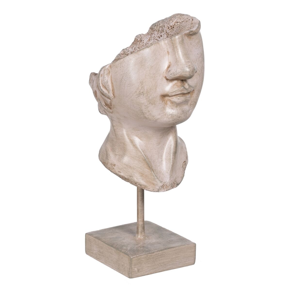 Dekorativ Figur Beige Ansigt   X   X   Cm