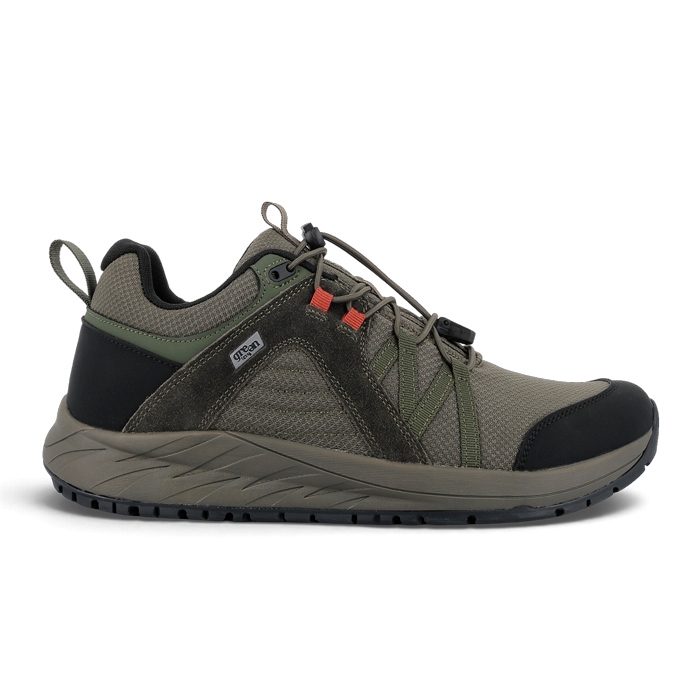 Green Comfort Path Pelle Herre   Mænd  Olive    Vandresko