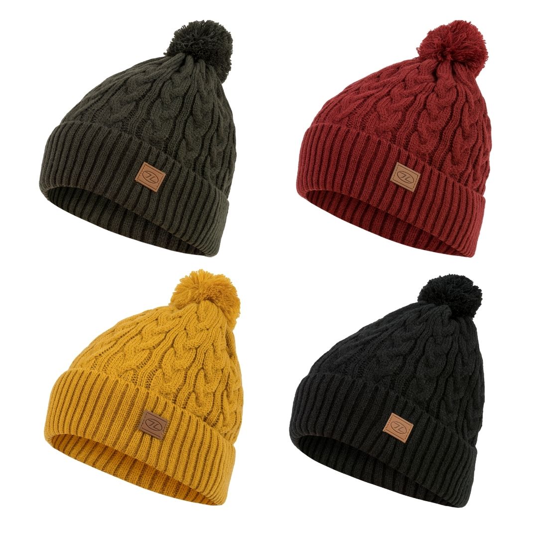 Hue Med Kvast   Beira Lined Bobble Hat