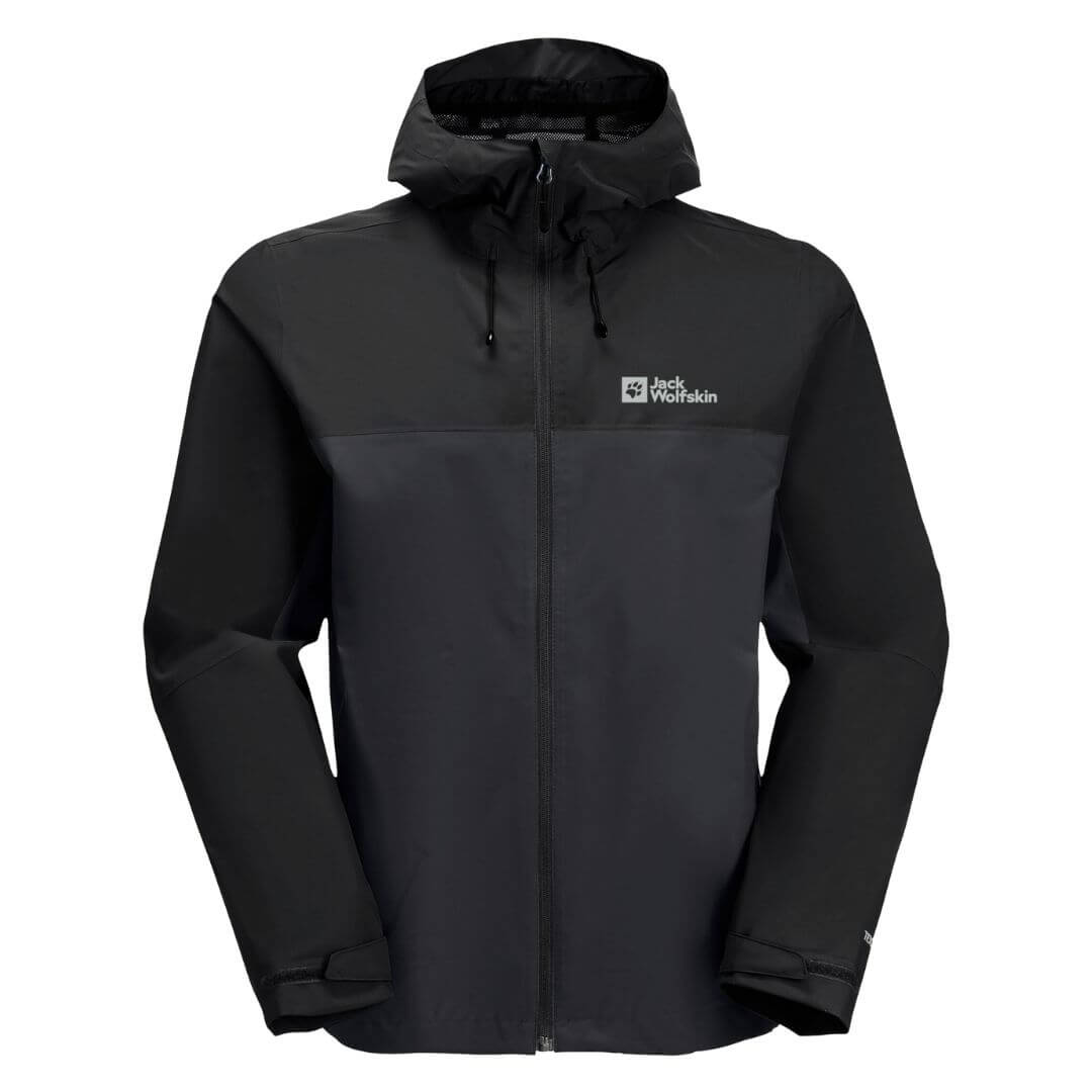 Jakke Til Herre   Jack Wolfskin Weiltal   Lags   Sort