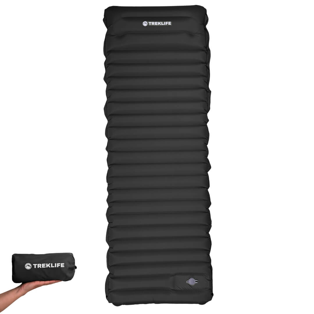 Liggeunderlag   Treklife Cloudpad   Indbygget Fodpumpe   Sort