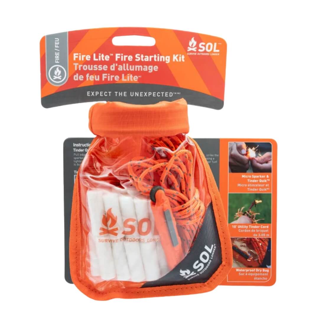 Optænding   Sol Fire Lite Kit In Dry Bag
