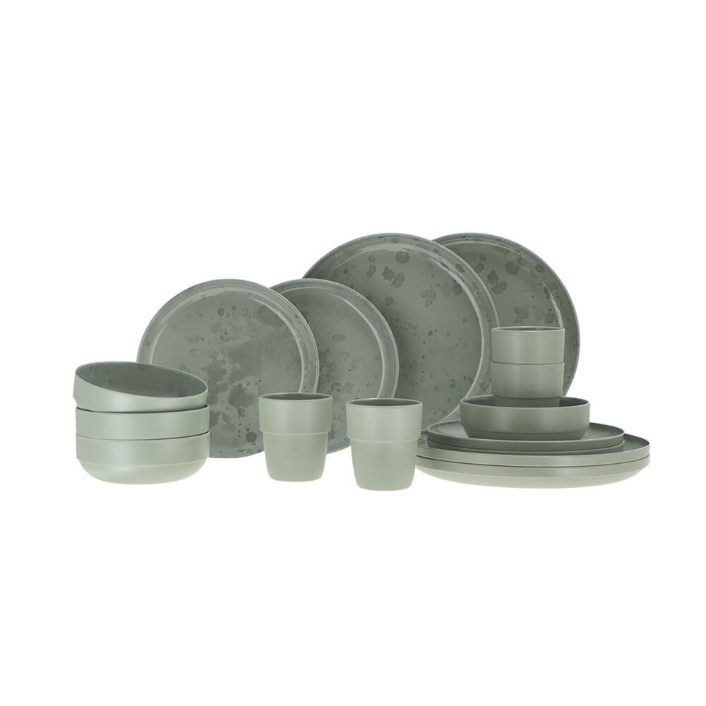 Travellife Palma 16 Dele Melaminservice i Grøn