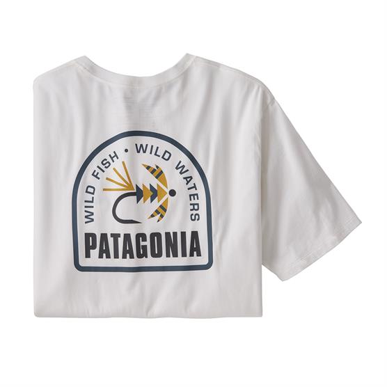 Patagonia M Soft Hackle Organic T Shirt  White