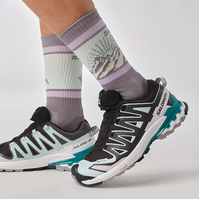Salomon Xa Pro 3D V9 GTX Vandresko til Damer - Aqua Blå