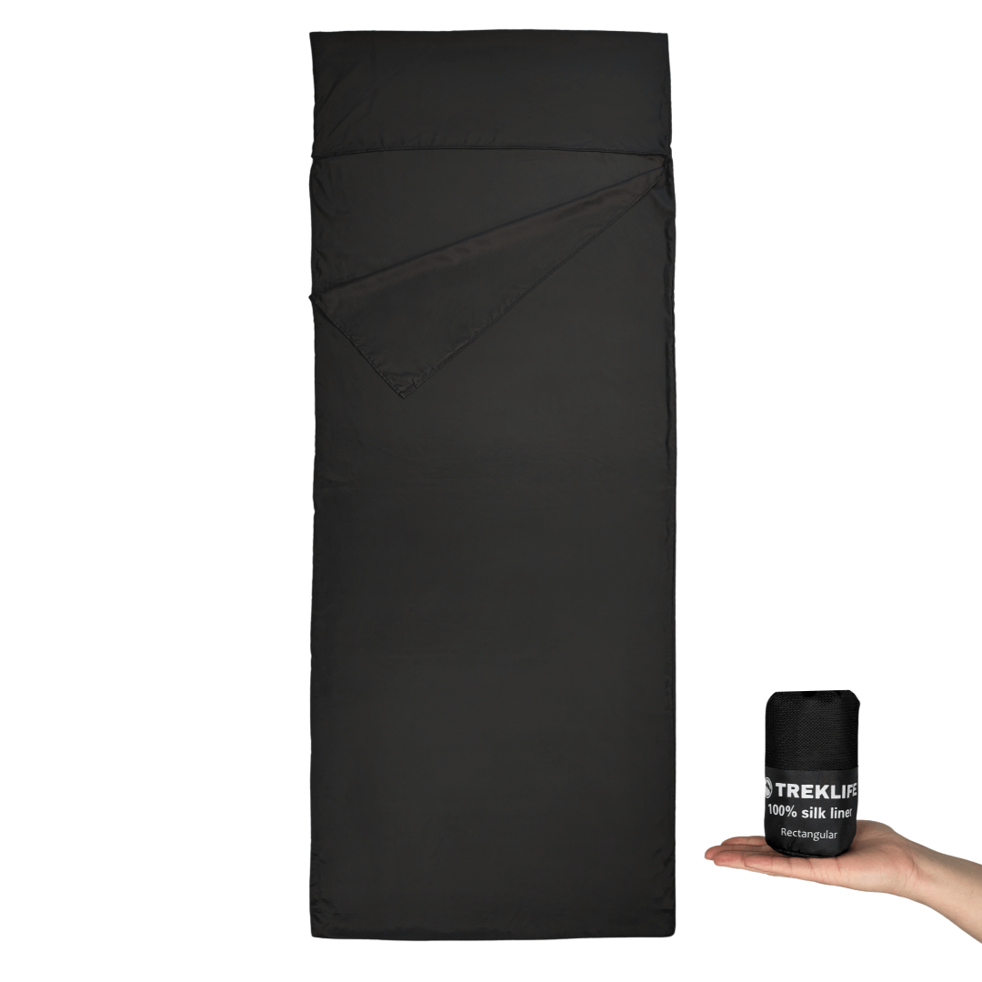 Silkelagenpose   Treklife Silk Liner   Rectangular