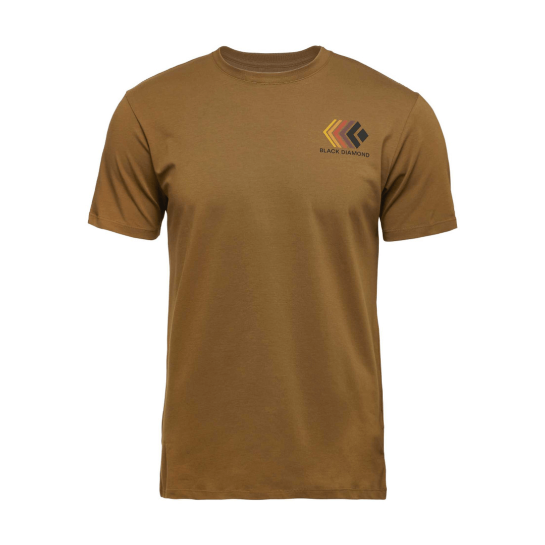 T Shirt Herre   Black Diamond Faded Ss Tee  Kun S   M Tilbage