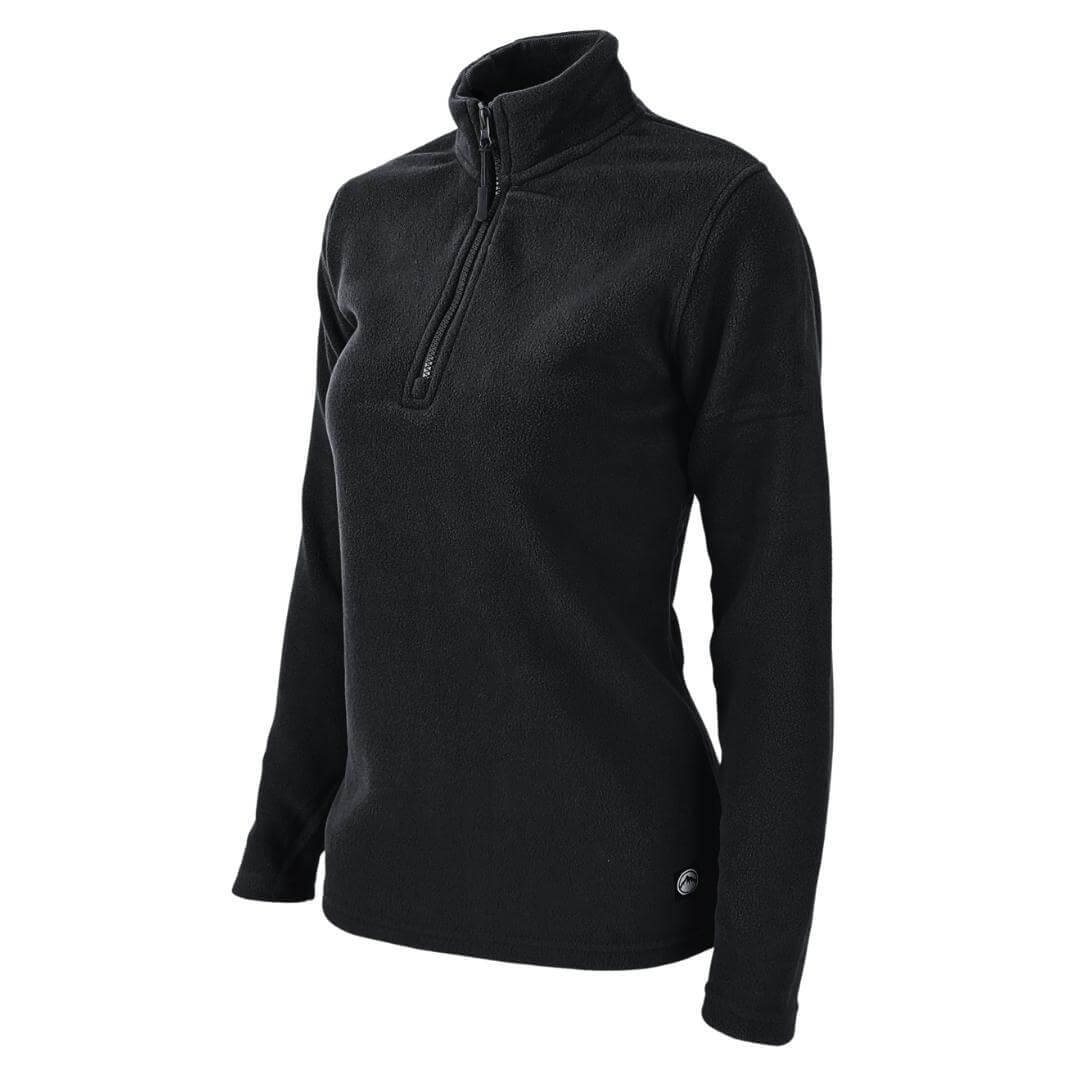 Fleecetrøje Dame   Treklife Base   Sort