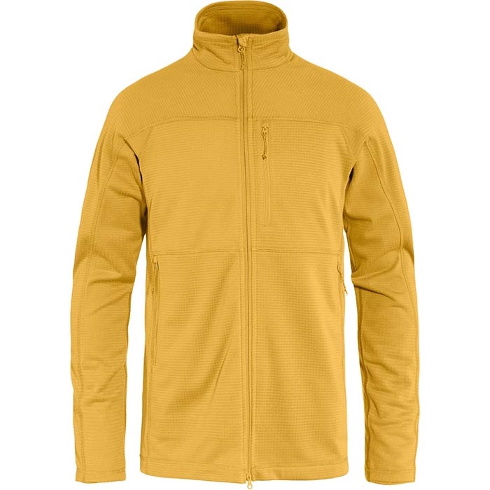 Fj? Llr? Ven Abisko Lite Fleece Herre   Mænd Ochre L   Fleecejakker