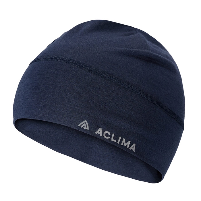Aclima Lightwool Beanie Navy Blazer   Hue