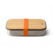 Black   Blum Stainless Steel Sandwich Box Small   Orange   Str   Ml   Madkasse