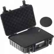 B W Outdoor Cases Bw Outdoor Cases Type   Blk Si  Pre Cut Foam    Kuffert