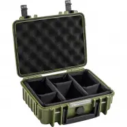 B W Outdoor Cases Bw Outdoor Cases Type     Bronze Green  Divider System    Kuffert