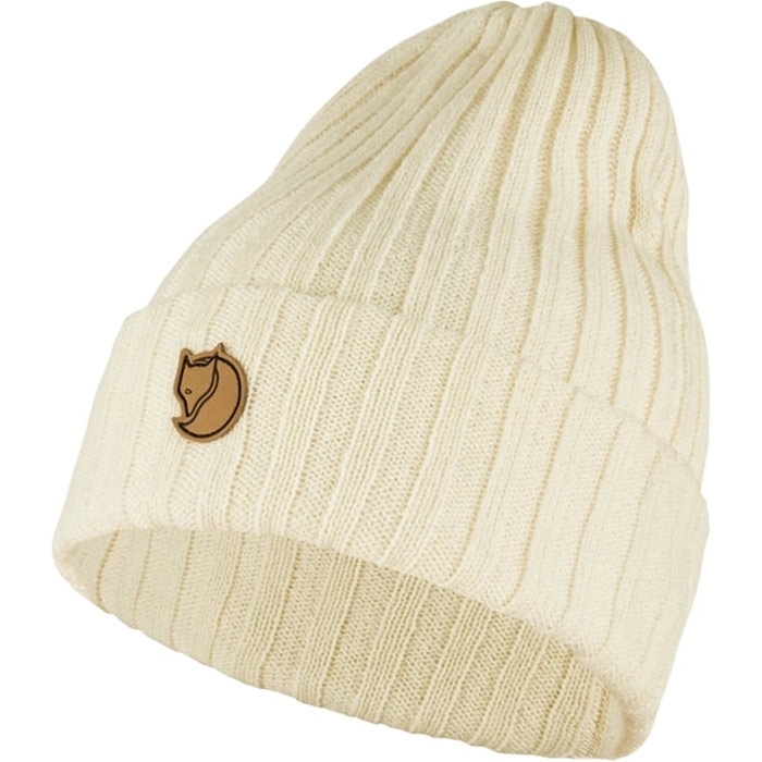Fjällräven Byron Strikket Hue i Chalk White – Udsalg!