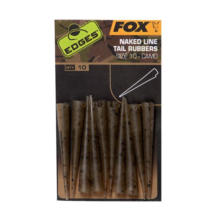 Fox Edges Naked Line Tail Rubbers Size   Camo
