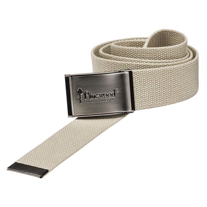 Pinewood Canvas Bælte Beige   Bælter  Seler