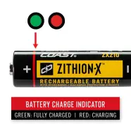 Coast Zx  Rechargeable Battery For Hx  And Hp    Batteri