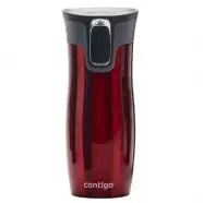 Contigo West Loop   Ml   Rød Termokrus Termoflaske