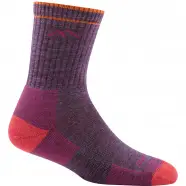 Darn Tough Hiker Micro Crew Sock Cushion Plum Heather L   Sokker   Str L