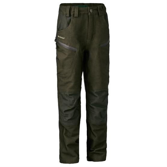 Deerhunter Youth Chasse Trousers  Olive Night Melange
