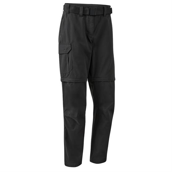 Deerhunter Lady Slogen Zip Off Trousers  Black Ink