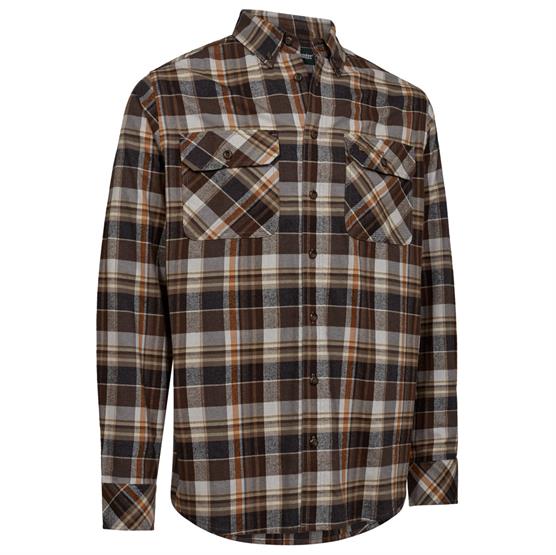 Deerhunter Mens Robert Shirt  Brown Check