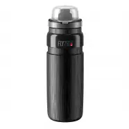 Elite Bottle Fly Mtb Tex Black  Grey Logo  Ml   Drikkeflaske