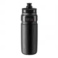 Elite Bottle Fly Tex Black  Grey Logo  Ml   Drikkeflaske
