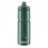 Elite Bottle Jet Green Dark Gr White Logo  Ml   Drikkeflaske