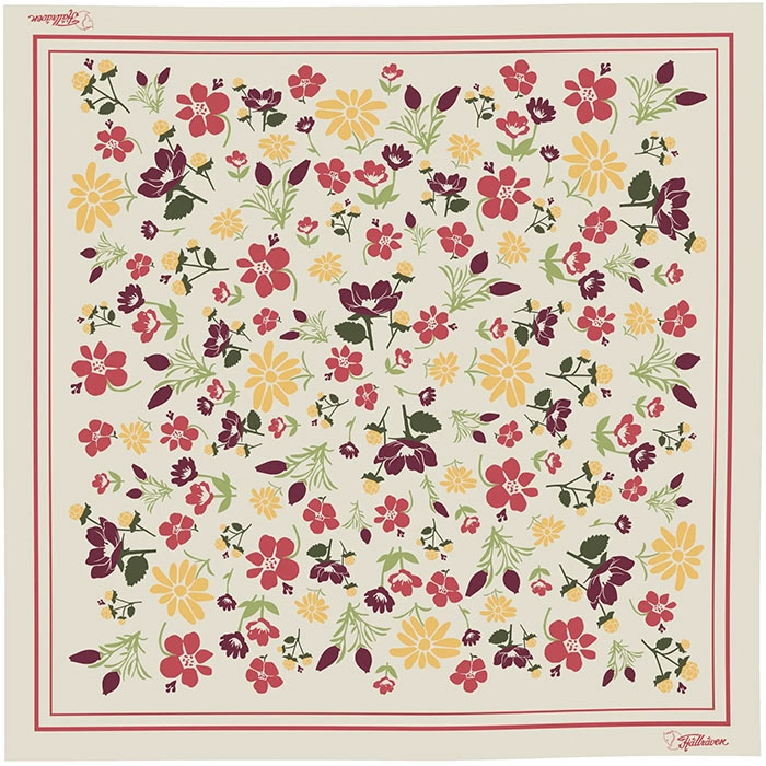 Fj? Llr? Ven Fj? Llblomster Bandana Chalk White   Bandana