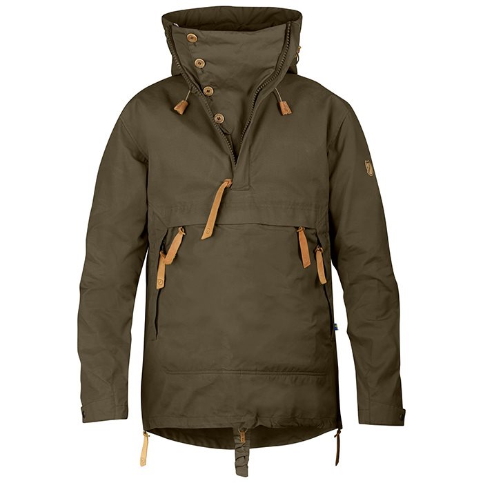 Fjällräven Anorak No 8 til mænd – Mørkegrøn, Hurtig levering!