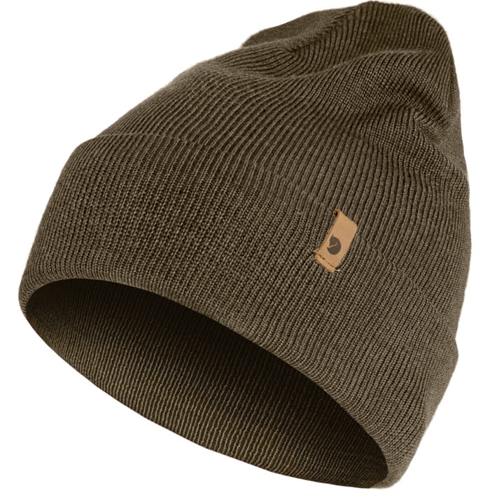 Fj? Llr? Ven Classic Knit Hat Merinould Dark Olive Hue