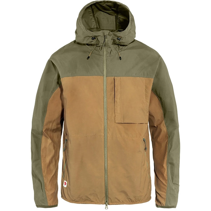 Fjällräven High Coast Vindjakke til Mænd - Grøn/Brun