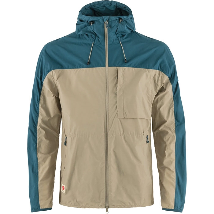 Fjällräven High Coast Vindjakke til Mænd - Fossil Deep Sea