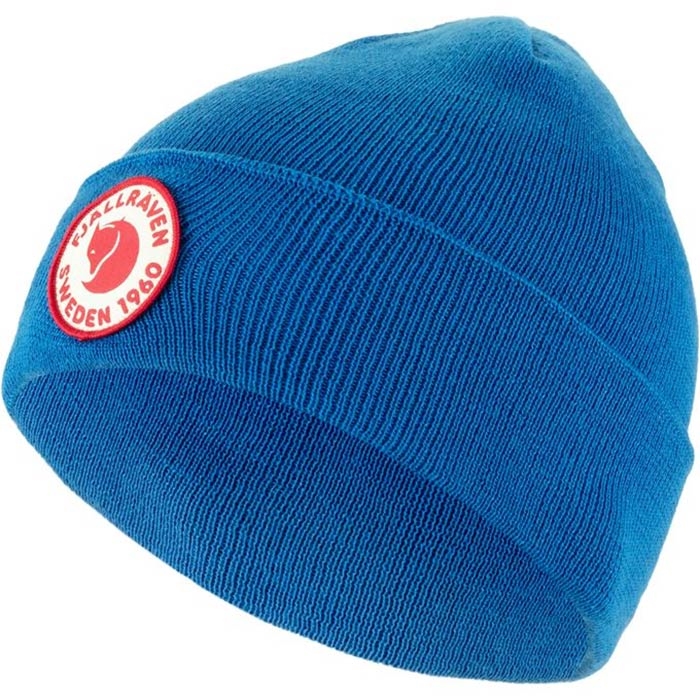 Fjällräven Ven Kids Logo Hue - Børnehue i Alpine Blå