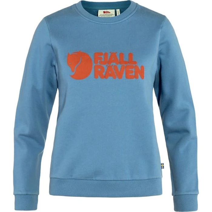 Fjällräven Logo Sweater til kvinder - Dawn Blå