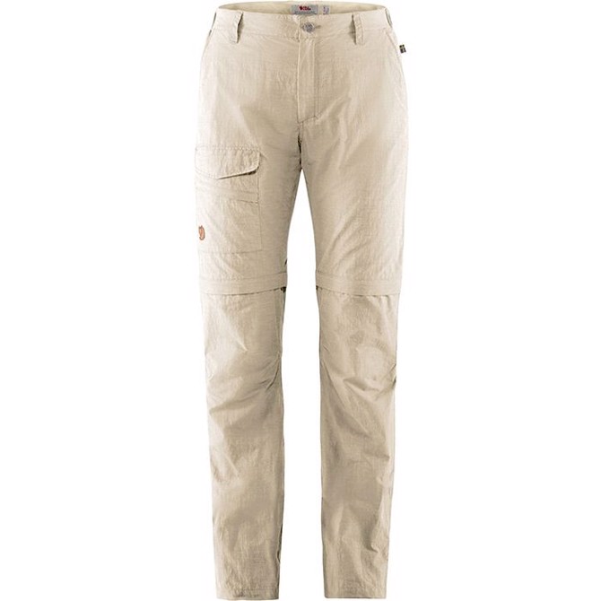 Fjällräven Kvinder Zip-Off Bukser – Lys Beige til Sommerbrug